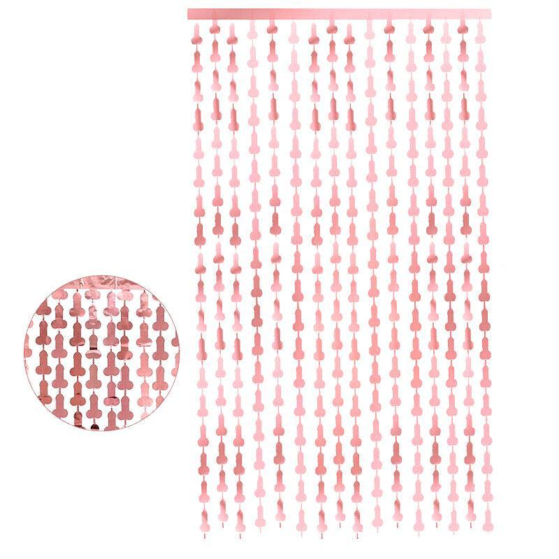 Metallic Tinsel Curtain 2m x 1m Hens Party Backdrop Foil Fringe Hanging Decor - Silver 6