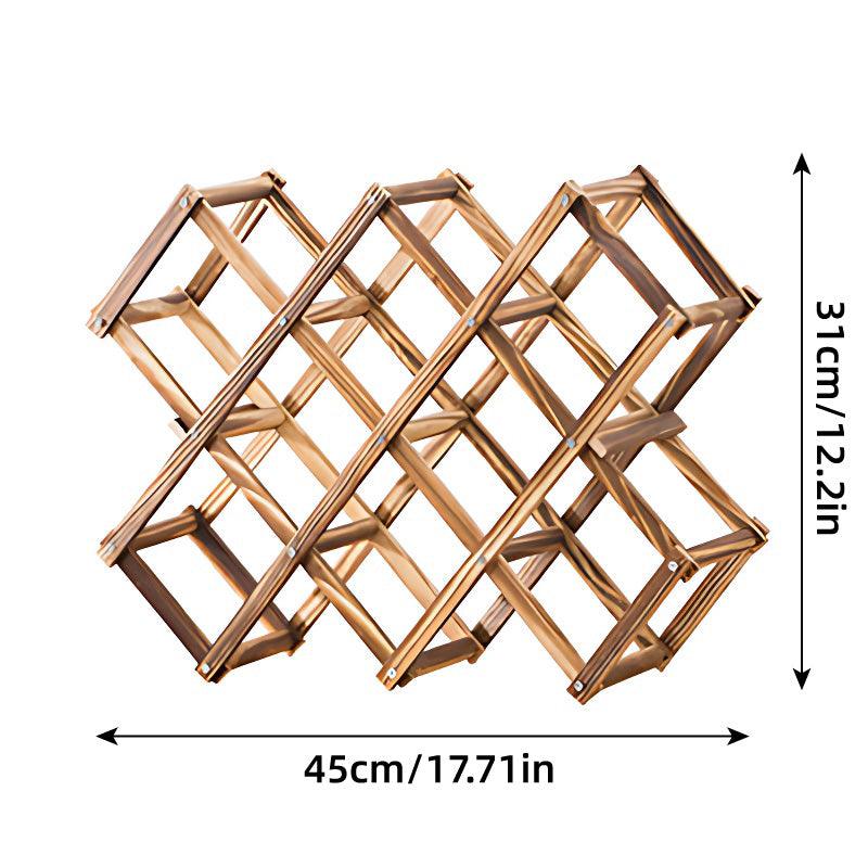 Wooden Wine Rack Display Shelf Stand for Home Bar Storage Wine Bottle Holder 3