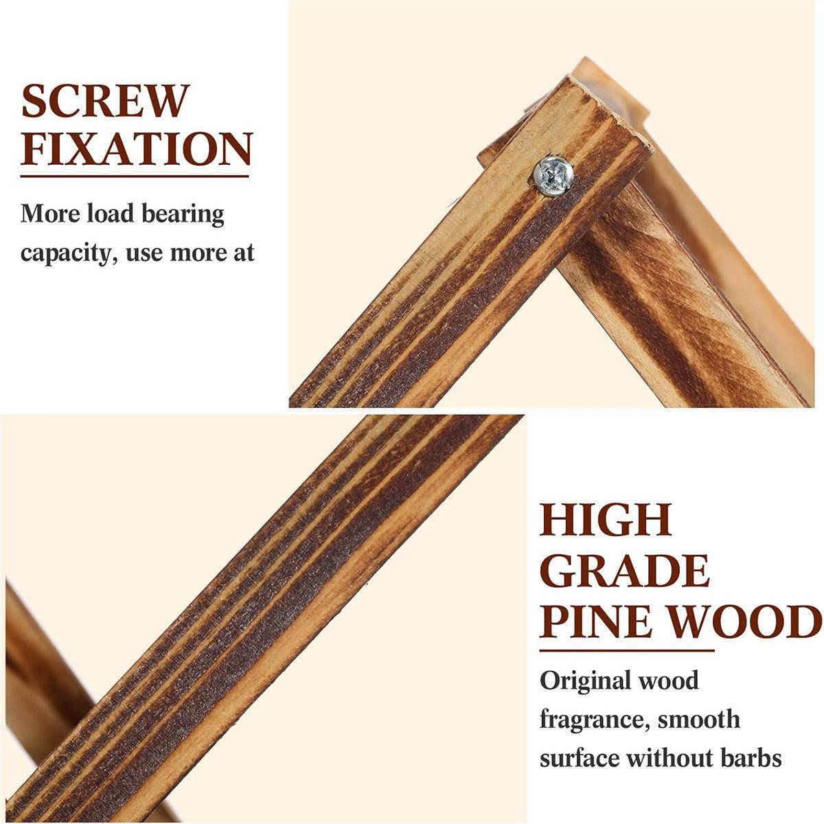 Wooden Wine Rack Display Shelf Stand for Home Bar Storage Wine Bottle Holder 5