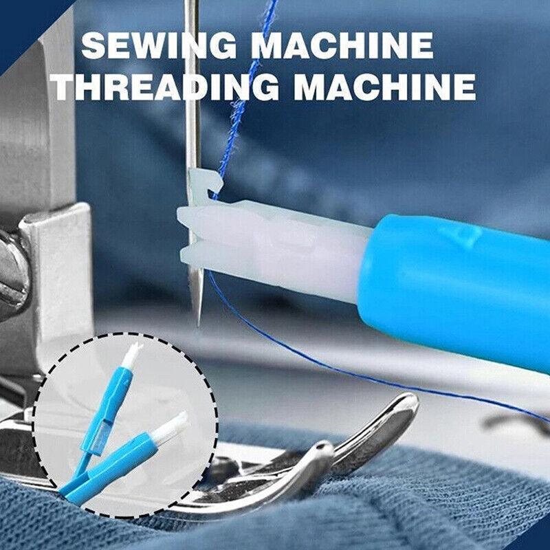 3x Automatic Needle Threader -Insertion Handle Tools Sewing Machine - White 4