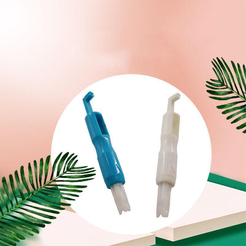 3x Automatic Needle Threader -Insertion Handle Tools Sewing Machine - White 5