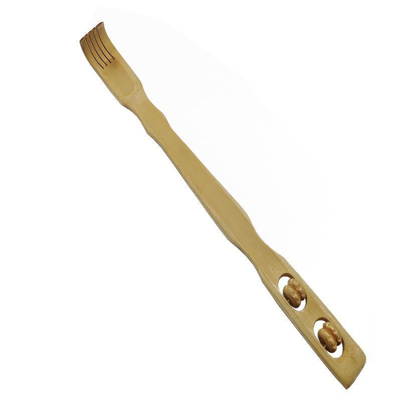 Long Handle Bamboo Back Scratcher Stick for Itch Relief and Easy Reach 46cm 2PCS