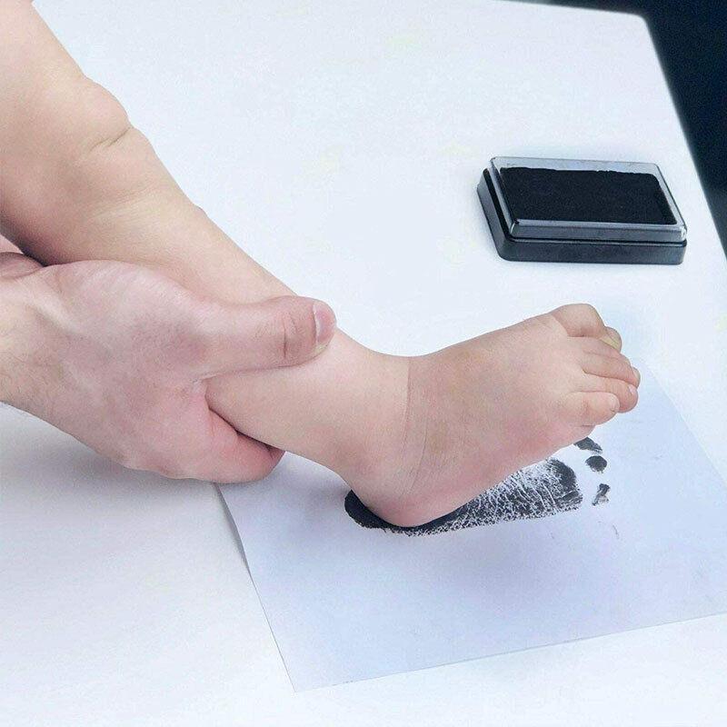 Stamp Ink Pad Rectangular 63x95mm for Rubber Stamps Office Fingerprint Stamping - Black 3