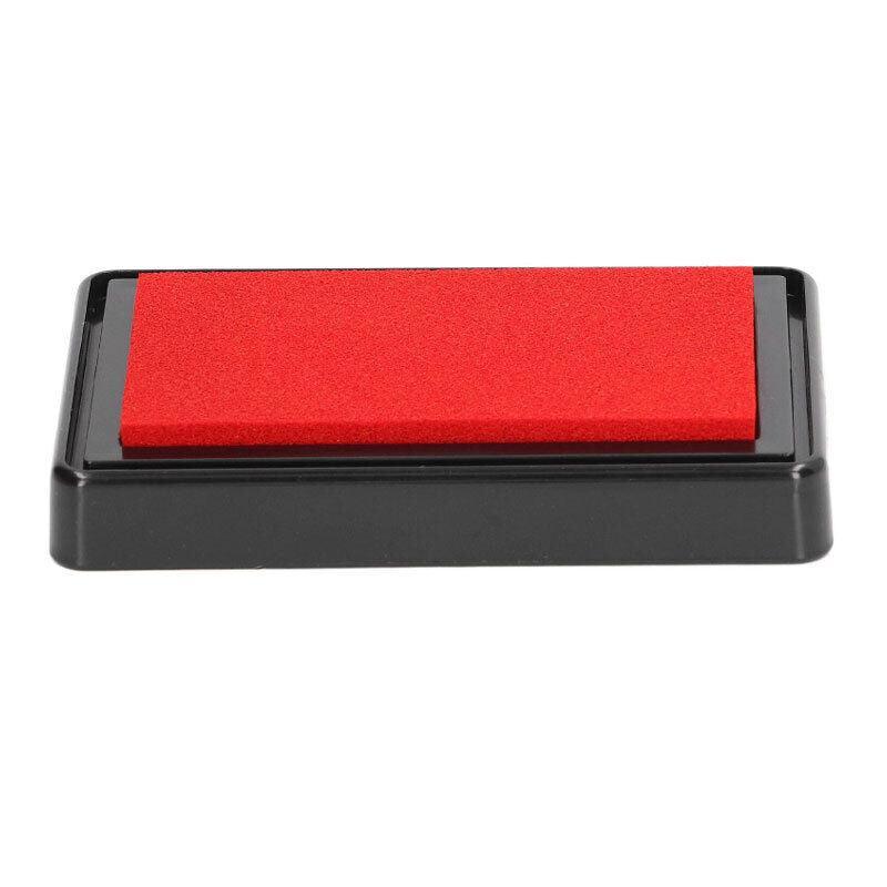 Stamp Ink Pad Rectangular 63x95mm for Rubber Stamps Office Fingerprint Stamping - Black 6