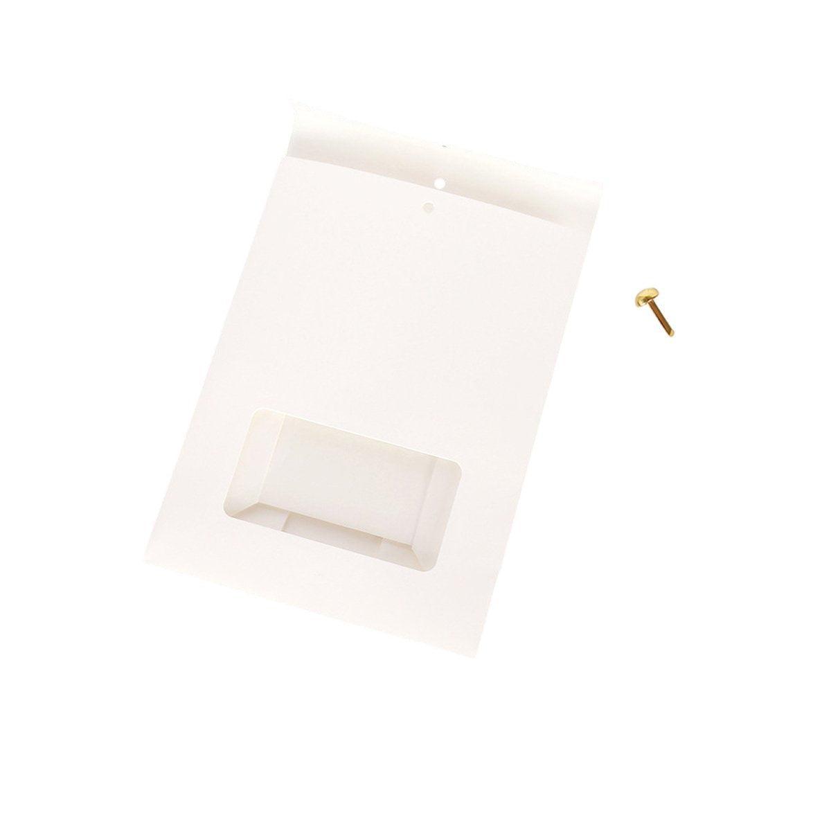 10PCS Snowflake Kraft Paper Candy Bag with Window Biscuit Self Standing Food Bag - White 8