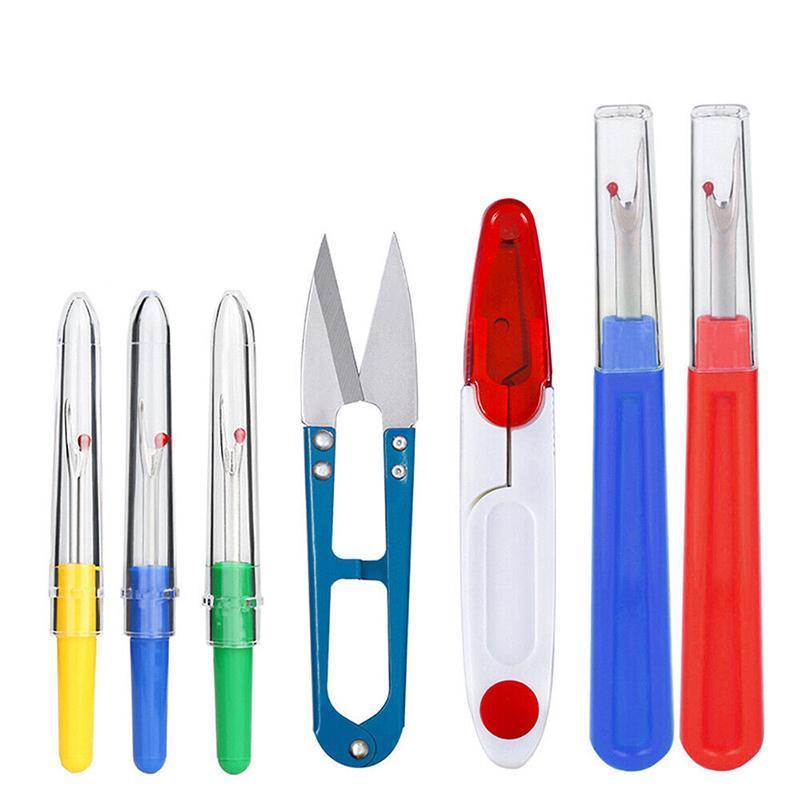 7PCS Seam Ripper and Thread Snips Set for Sewing Stitch Removal and Craft Cutting