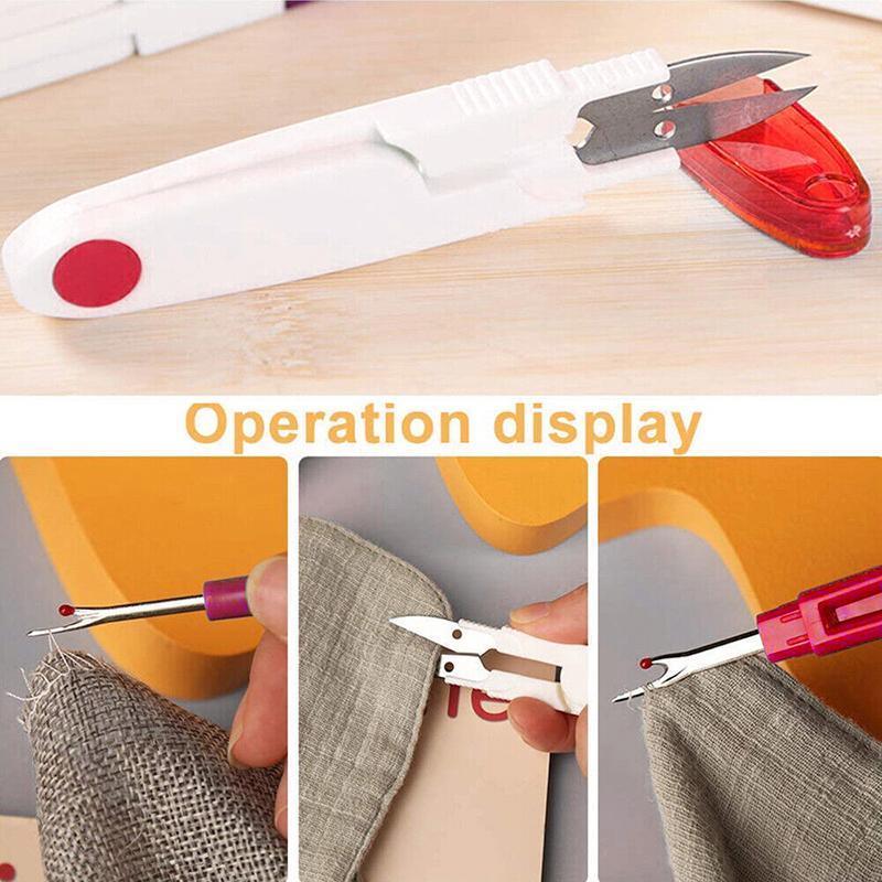 7PCS Seam Ripper and Thread Snips Set for Sewing Stitch Removal and Craft Cutting 4
