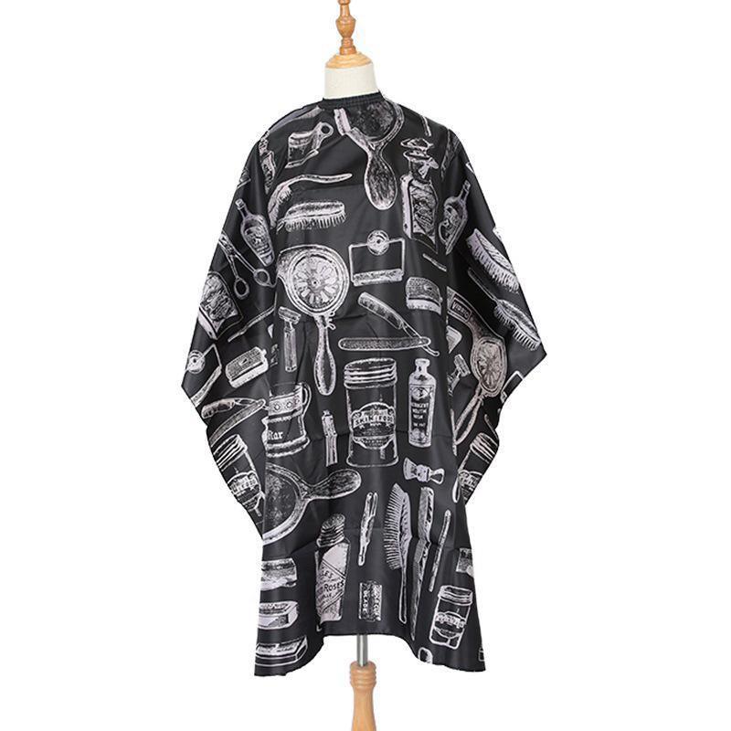 Hair Cutting Cape Soft Polyester Salon Apron for Home and Professional Use