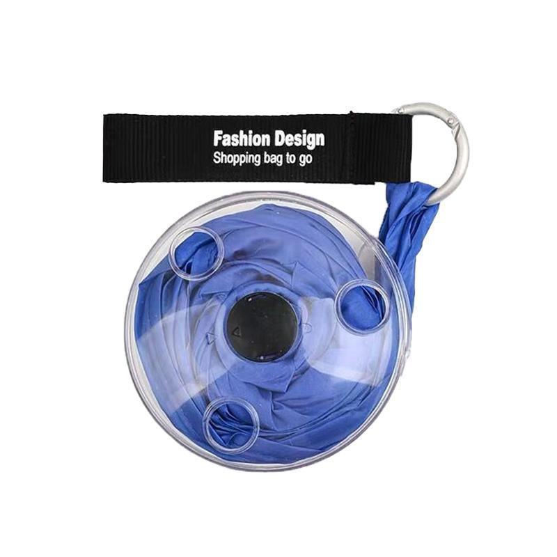 Large Capacity Folding Telescopic Storage Bag Portable Shopping Bag For Travel - Blue 7
