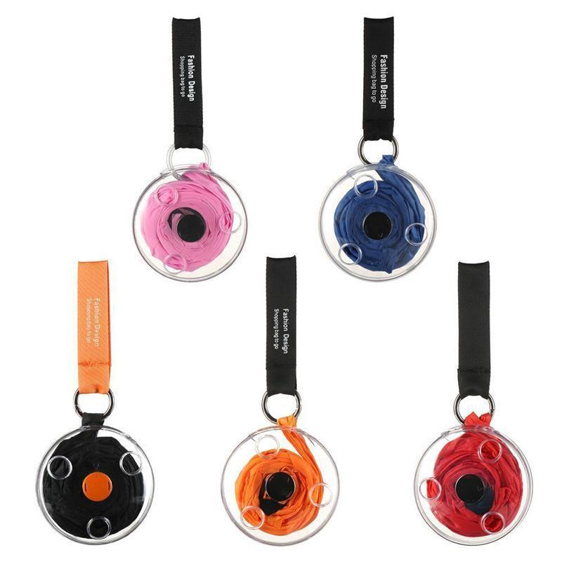 Large Capacity Folding Telescopic Storage Bag Portable Shopping Bag For Travel - Red