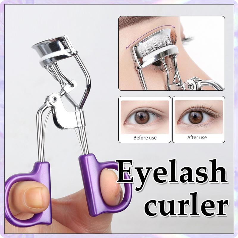 Portable Eyelash Curler Wide Angle Grip for Long Lasting Lifted Lashes