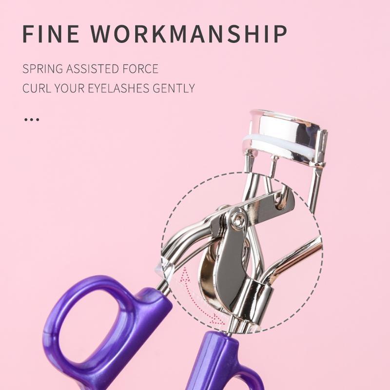 Portable Eyelash Curler Wide Angle Grip for Long Lasting Lifted Lashes 5