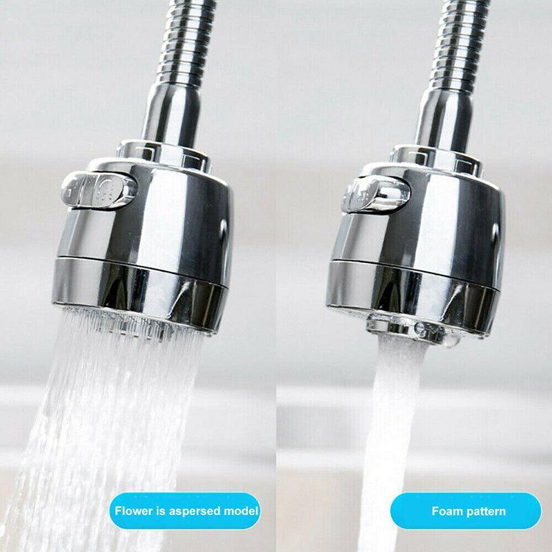 Kitchen Universal Faucet Splash-Proof Head Pressurized Nozzle Bubbler 360° Au 3