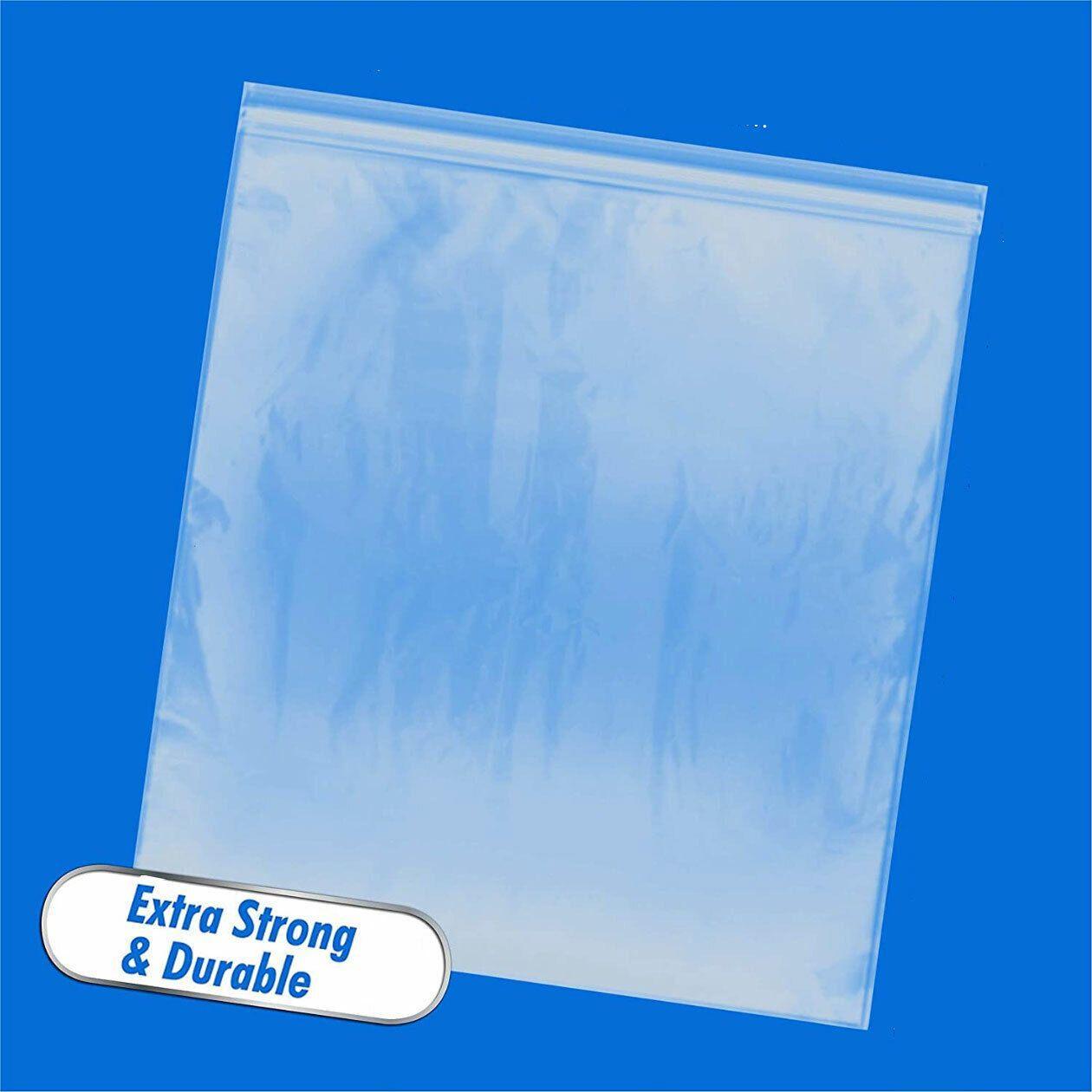 10/100PCS Thick Resealable Ziplock Bags in 12 Sizes Zip Lock Plastic Bags - 14x20cm-100pcs 3