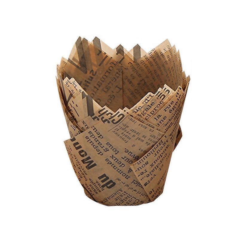1000PCS Grease-proof Cupcake Liners Muffin Cup Cup Cake Paper Cup Large - Cowhide 9