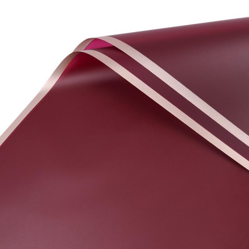 100PCS Waterproof Flower Gift Wrapping Paper Florist Bouquet Craft Packaging - Purple 8