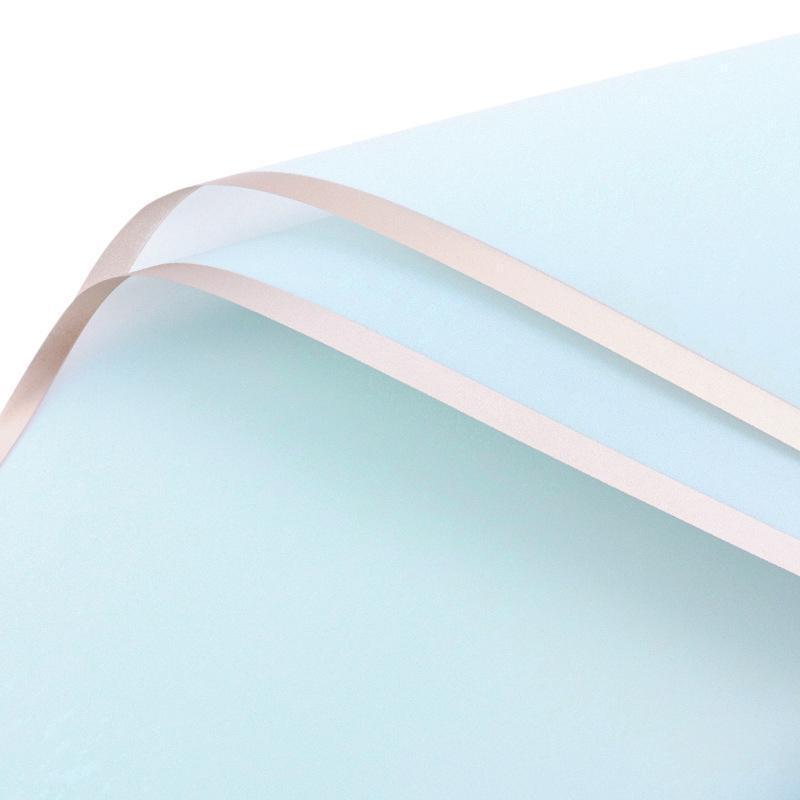 100PCS Waterproof Flower Gift Wrapping Paper Florist Bouquet Craft Packaging - Blue 10