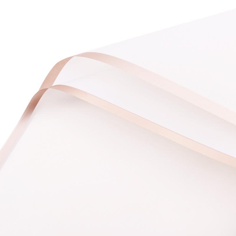 100PCS Waterproof Flower Gift Wrapping Paper Florist Bouquet Craft Packaging - Pink 6