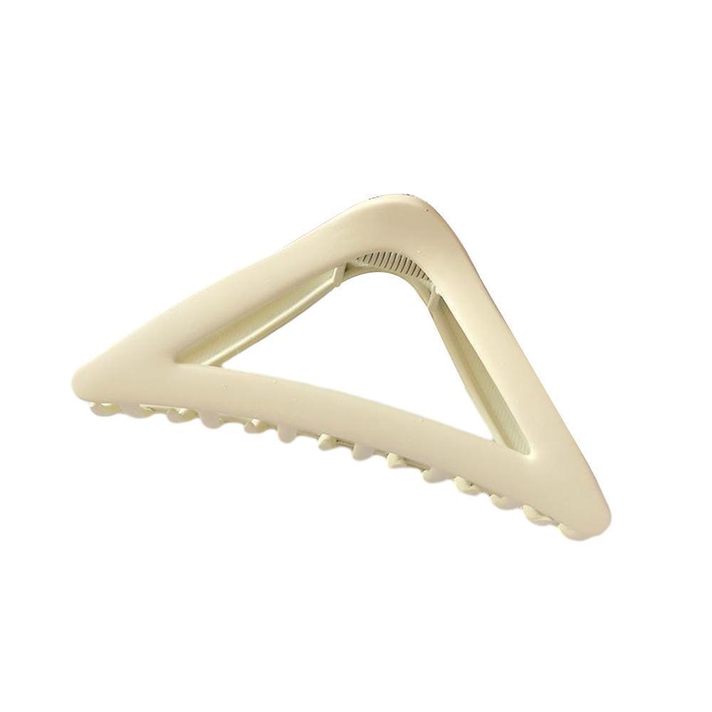 Women's Simple Hair Claws Clip Large Geometric Barrette Ponytail Clamp Hairpin - Black 7