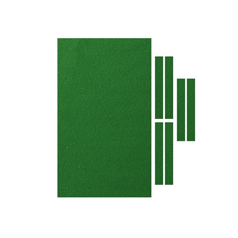 7Pcs Worsted Billiard Snooker Pool Table Cover Cloth W/ Felt Strip Heavy Duty 7FT - Green 8