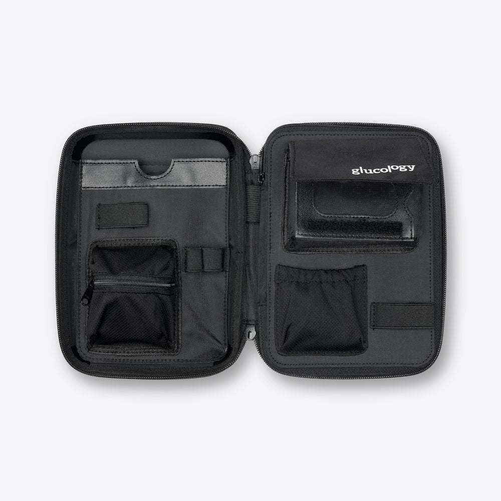Glucology Diabetes Travel Cases | Matte Blue, Classic 5