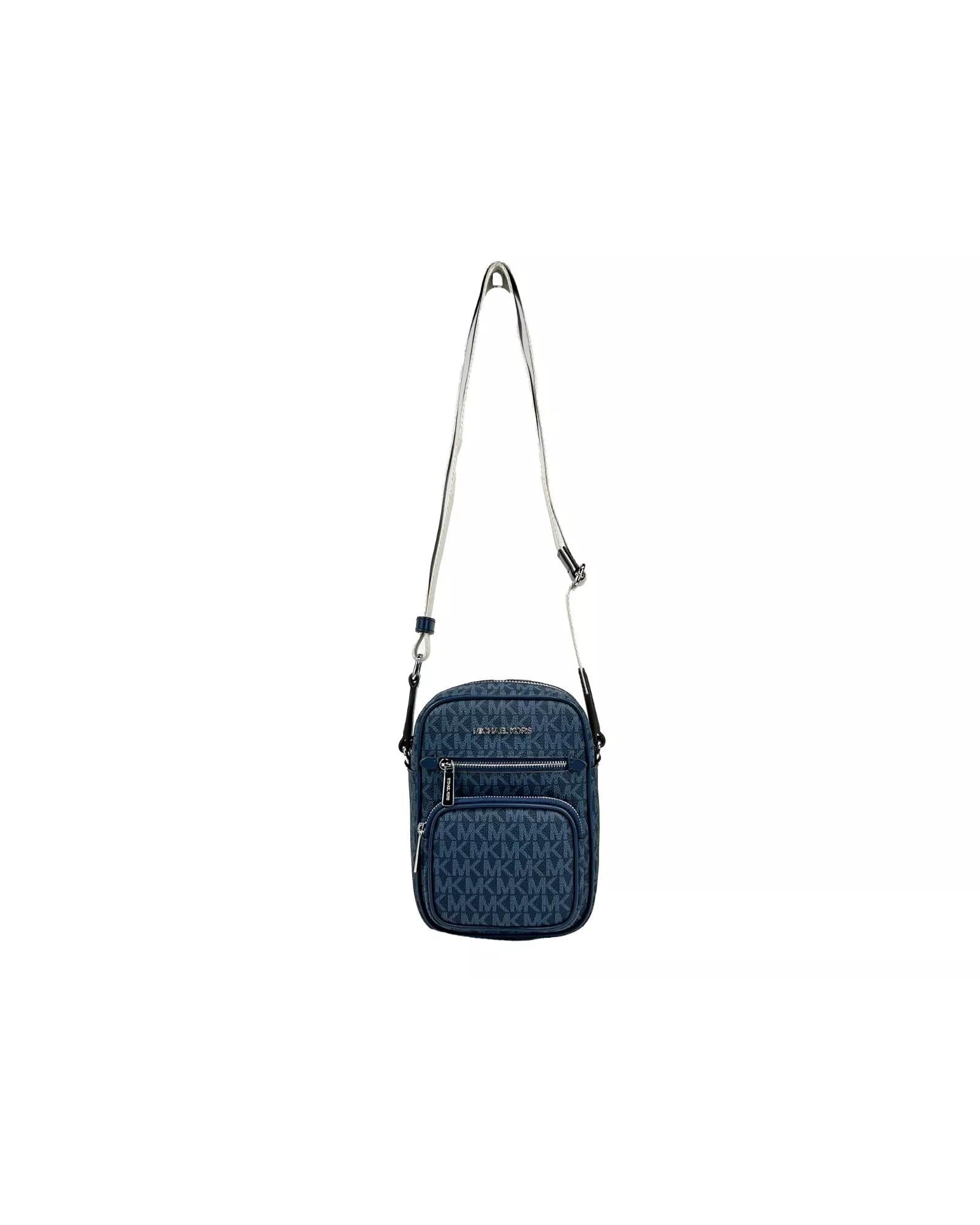 Michael Kors Women's North South Medium Crossbody Bag Navy Blue - One Size
