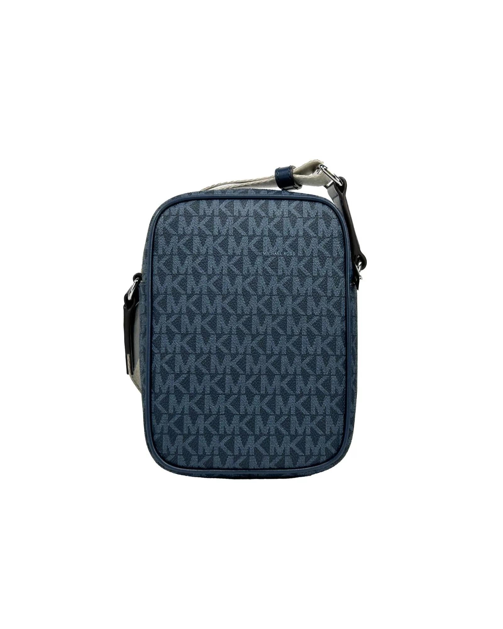 Michael Kors Women's North South Medium Crossbody Bag Navy Blue - One Size 5
