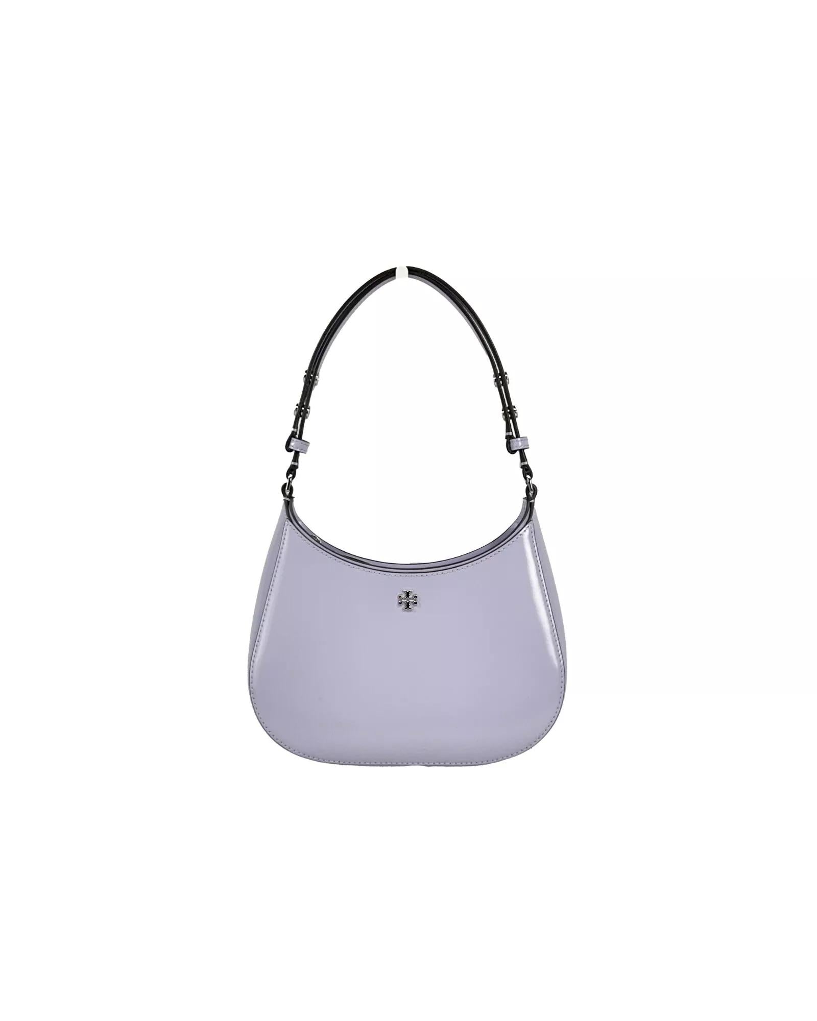 Tory Burch Women's Patent Emerson Small Shoulder Bag Purse Violet - One Size