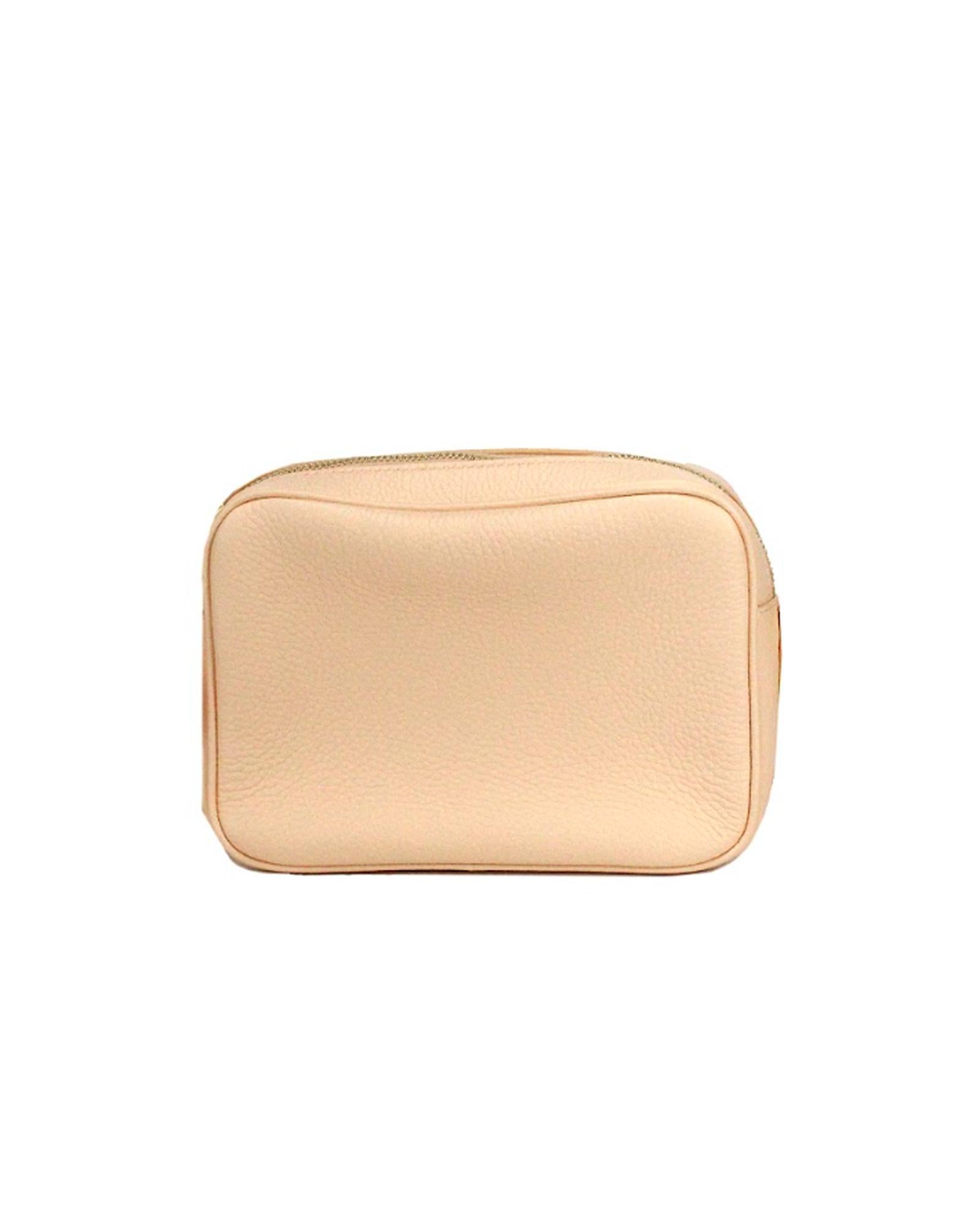 Burberry Women's Small Branded Peach Pink Grainy Leather Camera Crossbody Bag - One Size 5