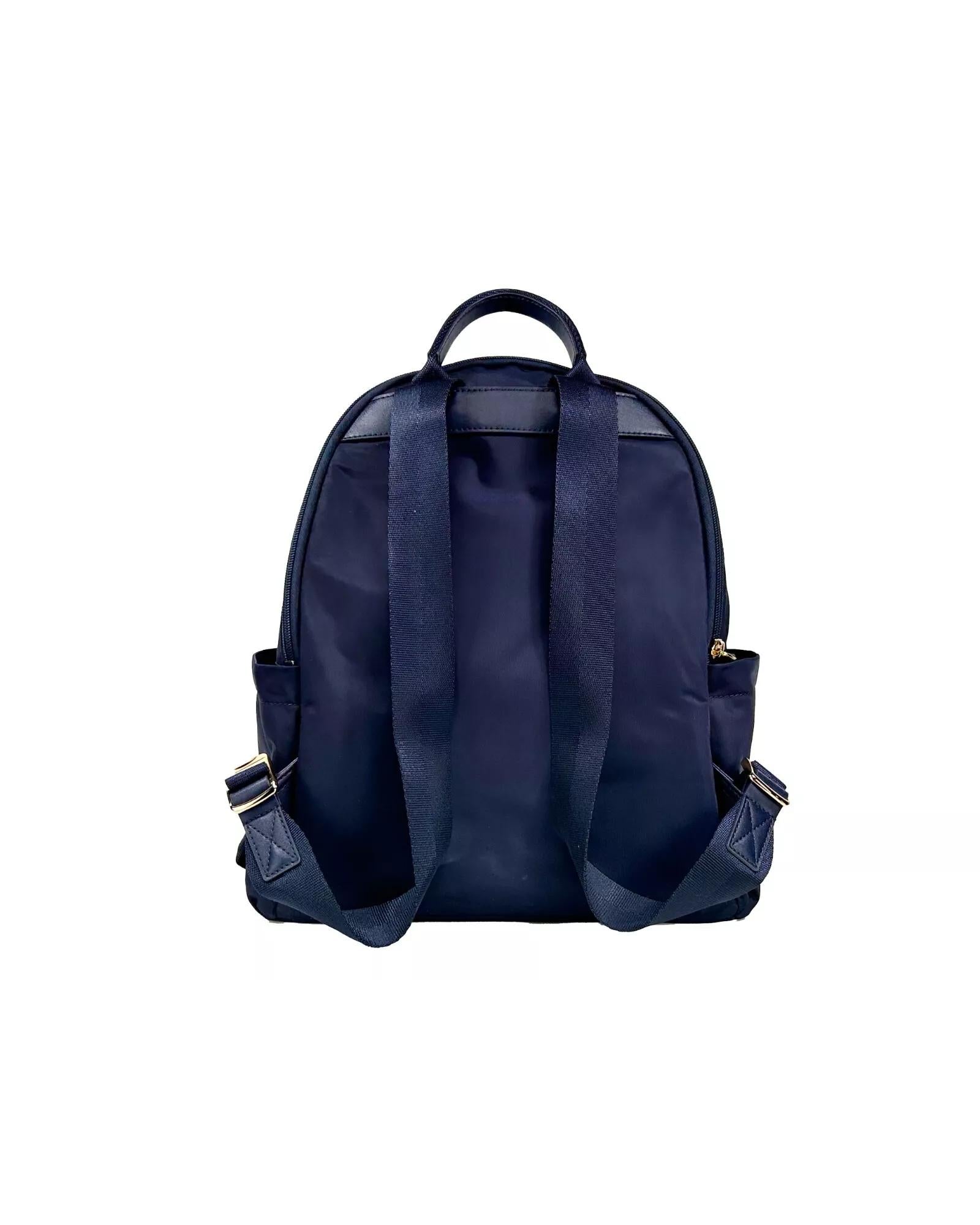 Tory Burch Women's Navy Ella Nylon Backpack Bag 88368 - One Size 3