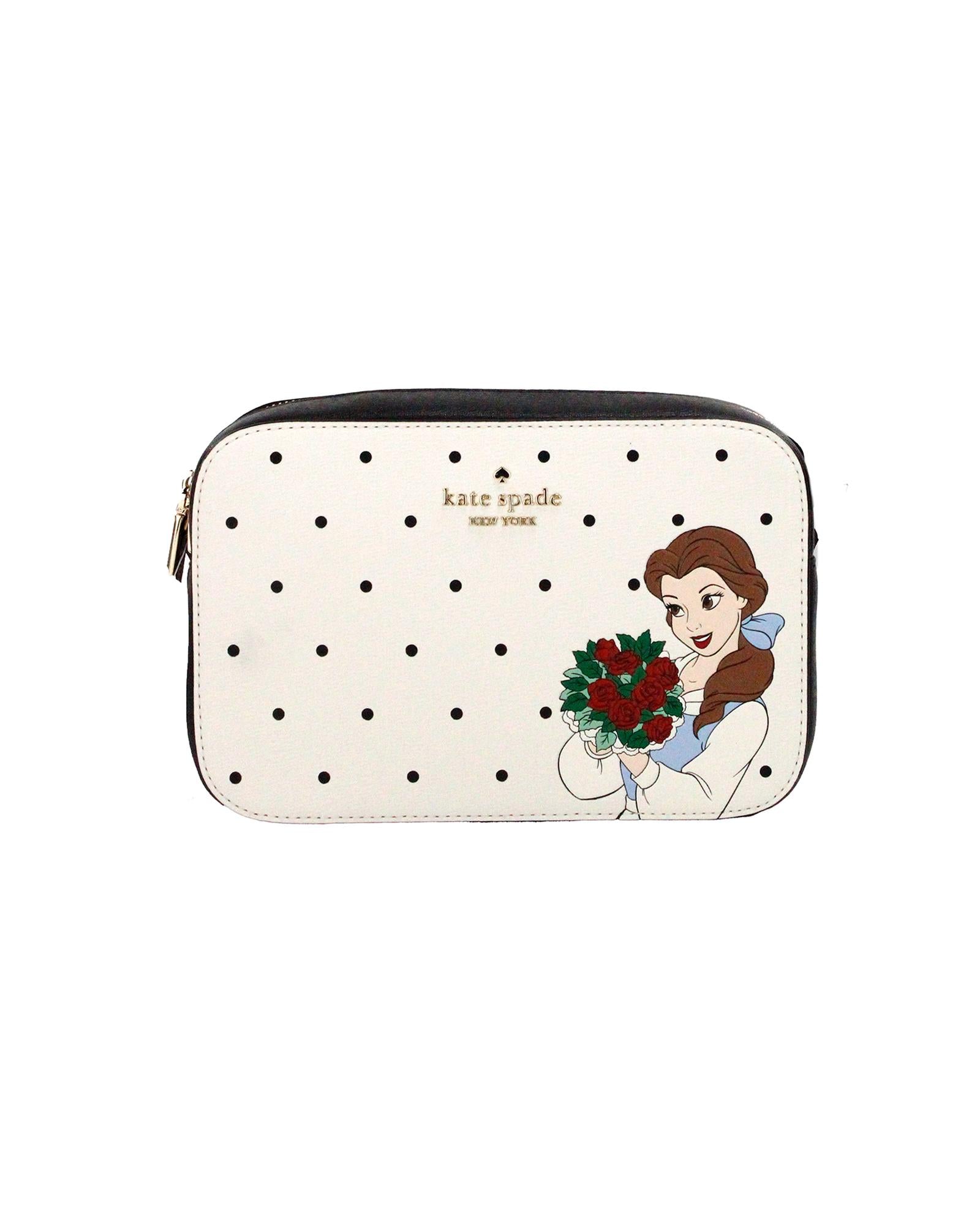Kate Spade Women's Disney Beauty and the Beast Mini Camera Crossbody Bag Purse - One Size