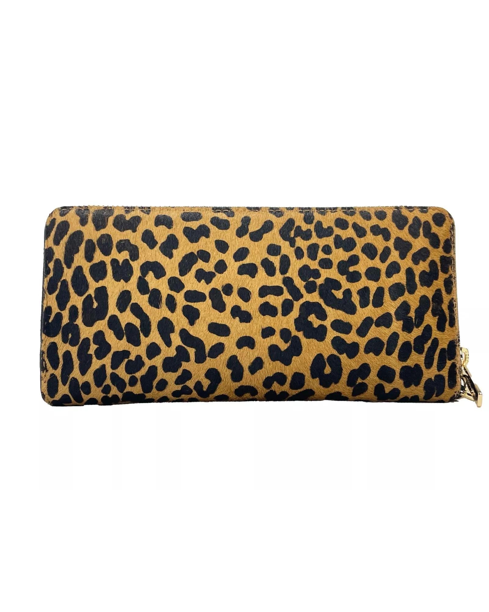 Michael Kors Women's Jet Set Animal Print Continental Wristlet Wallet - One Size 3