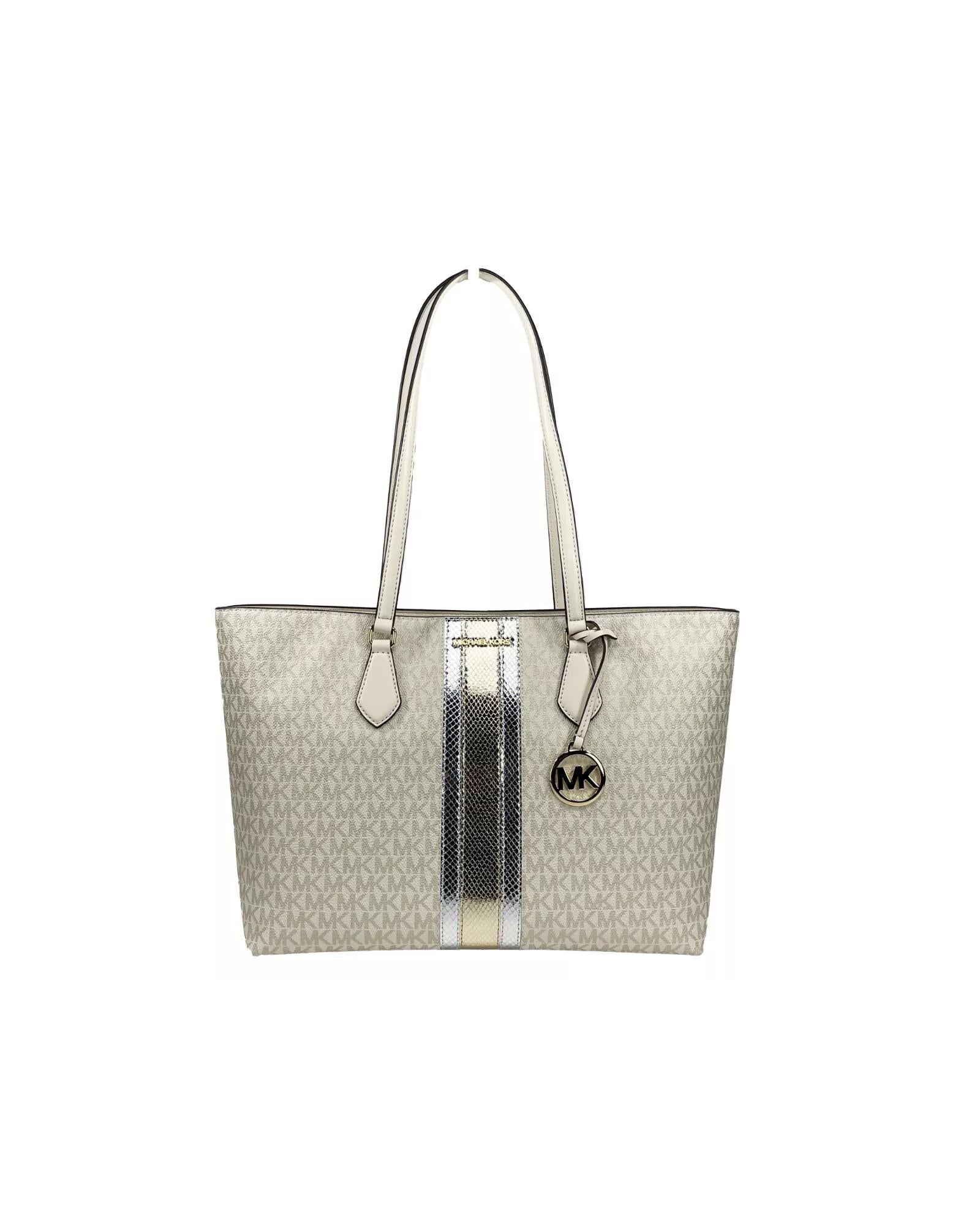 Michael Kors Women's Sheila Large Tote Purse Bag Pale Gold - One Size