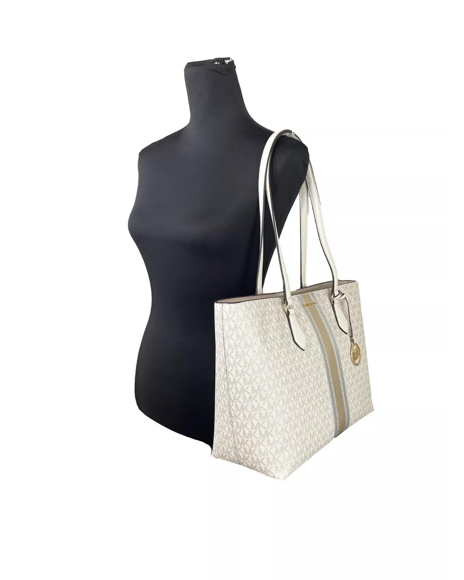 Michael Kors Women's Sheila Large Tote Purse Bag Pale Gold - One Size 3