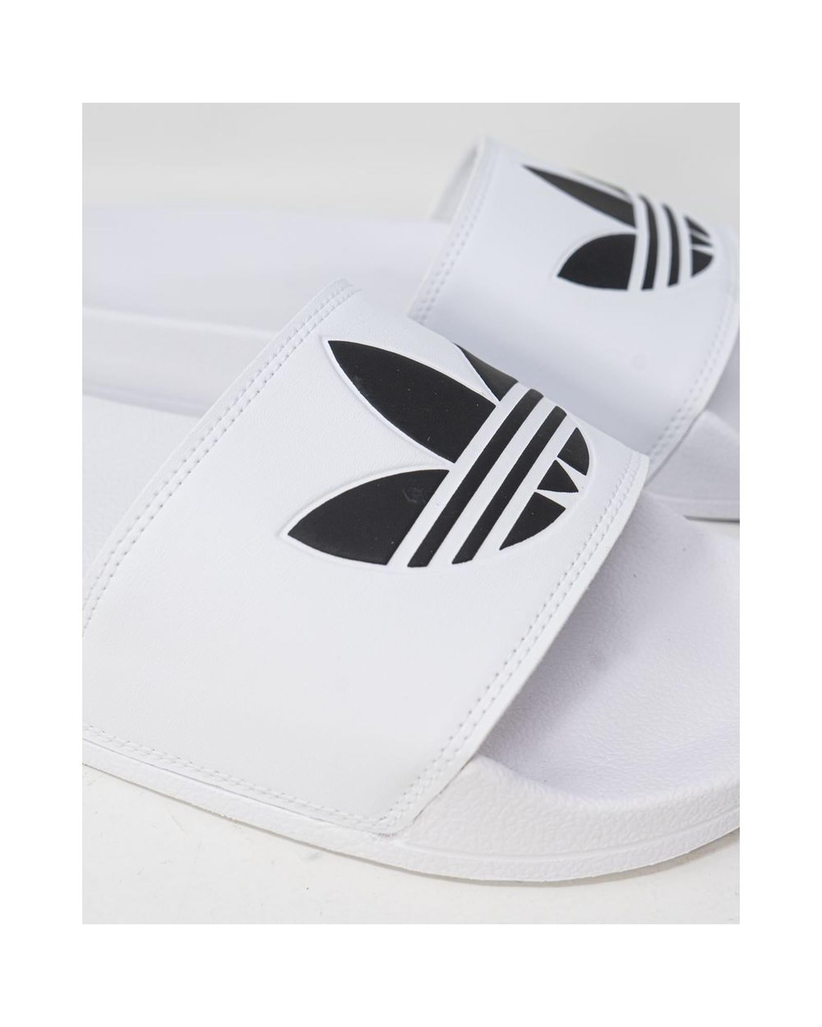 Adidas Men's White Polyester Sandal - 44.5 EU 5