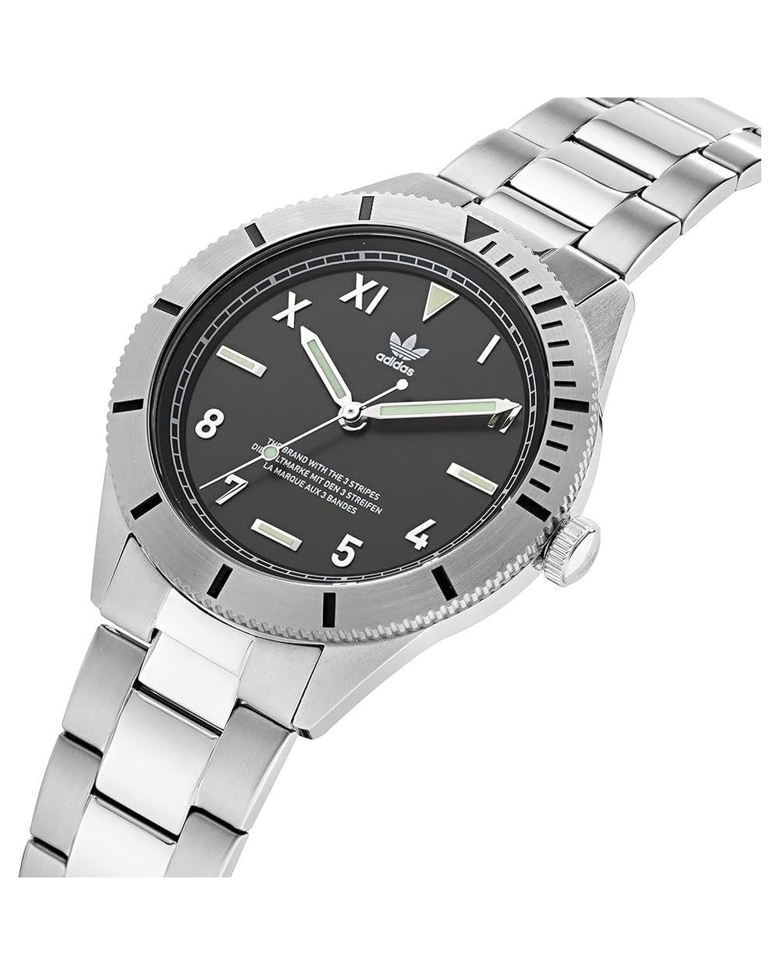 Adidas Unisex's Gray Stainless Steel Watch - One Size 3