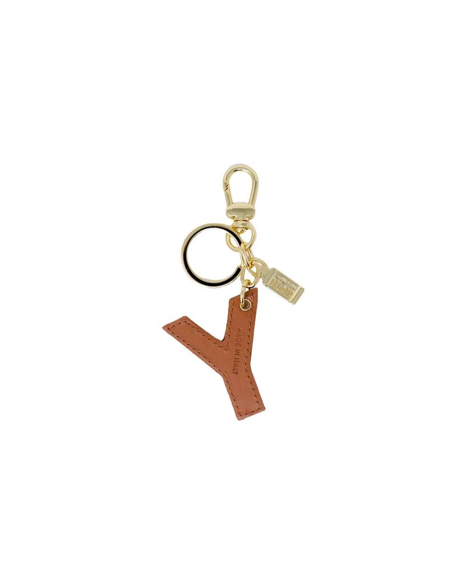 Alviero Martini Prima Classe Women's Beige Synthetic Leather Keychain - One Size