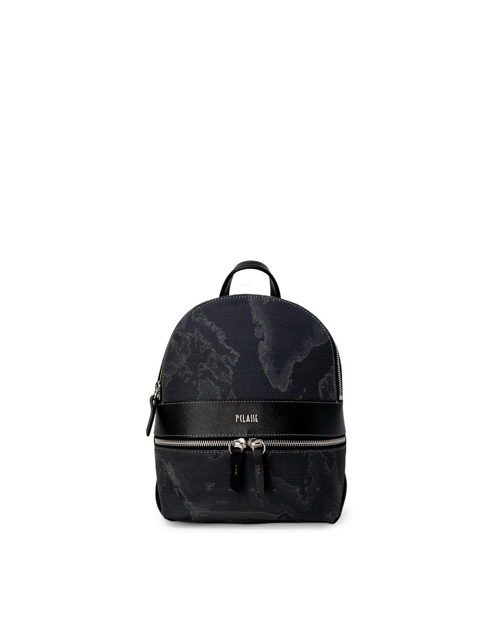 Alviero Martini Prima Classe Women's Black Leather Backpack - One Size