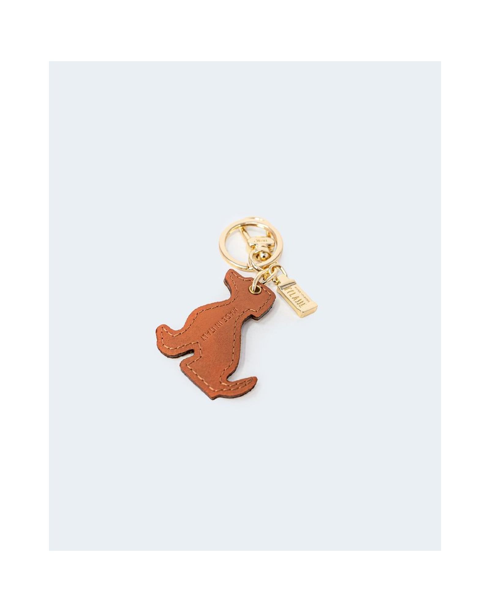 Alviero Martini Prima Classe Women's Beige Leather Keychain - One Size 3