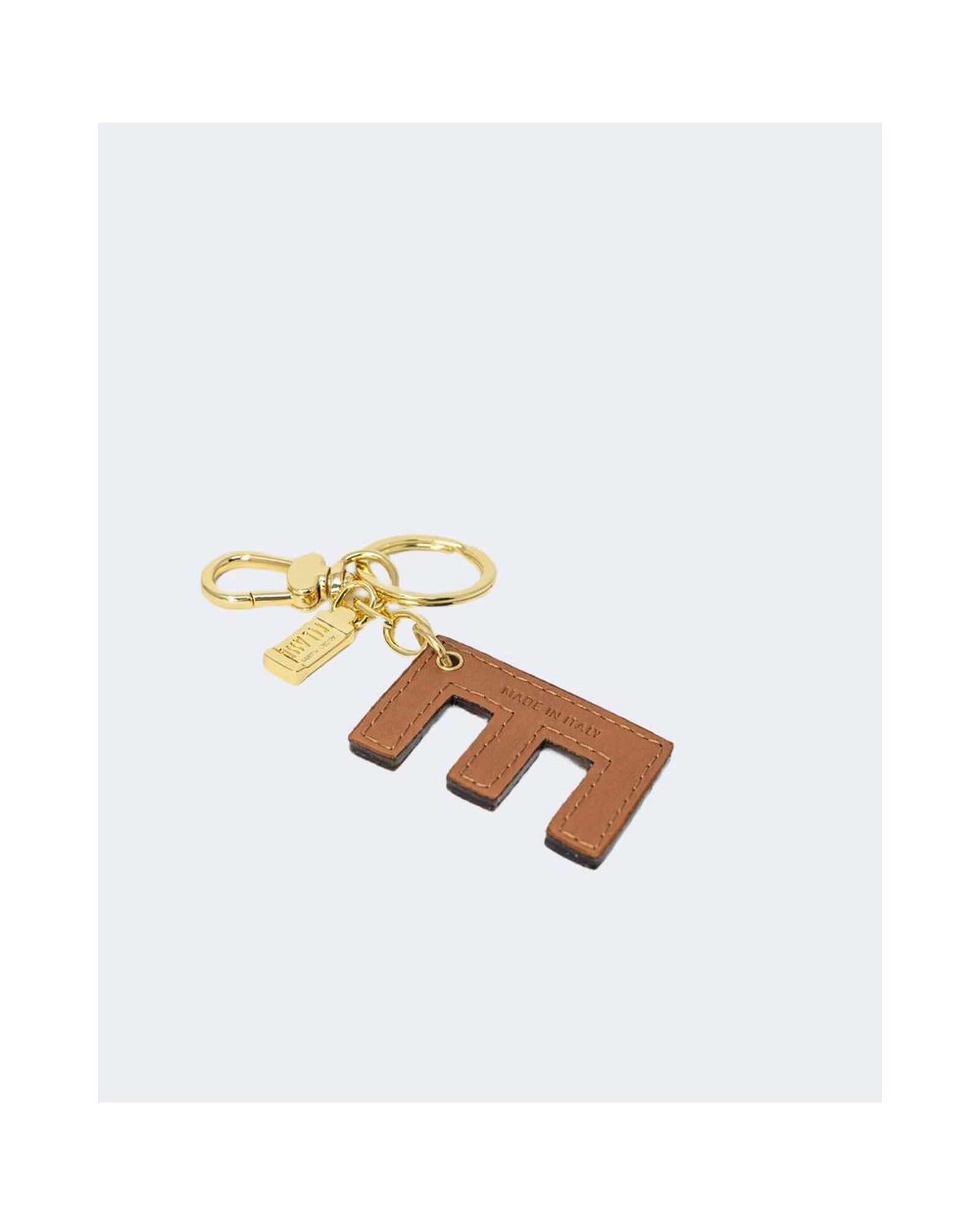 Alviero Martini Prima Classe Women's Beige Leather Keychain - One Size 3