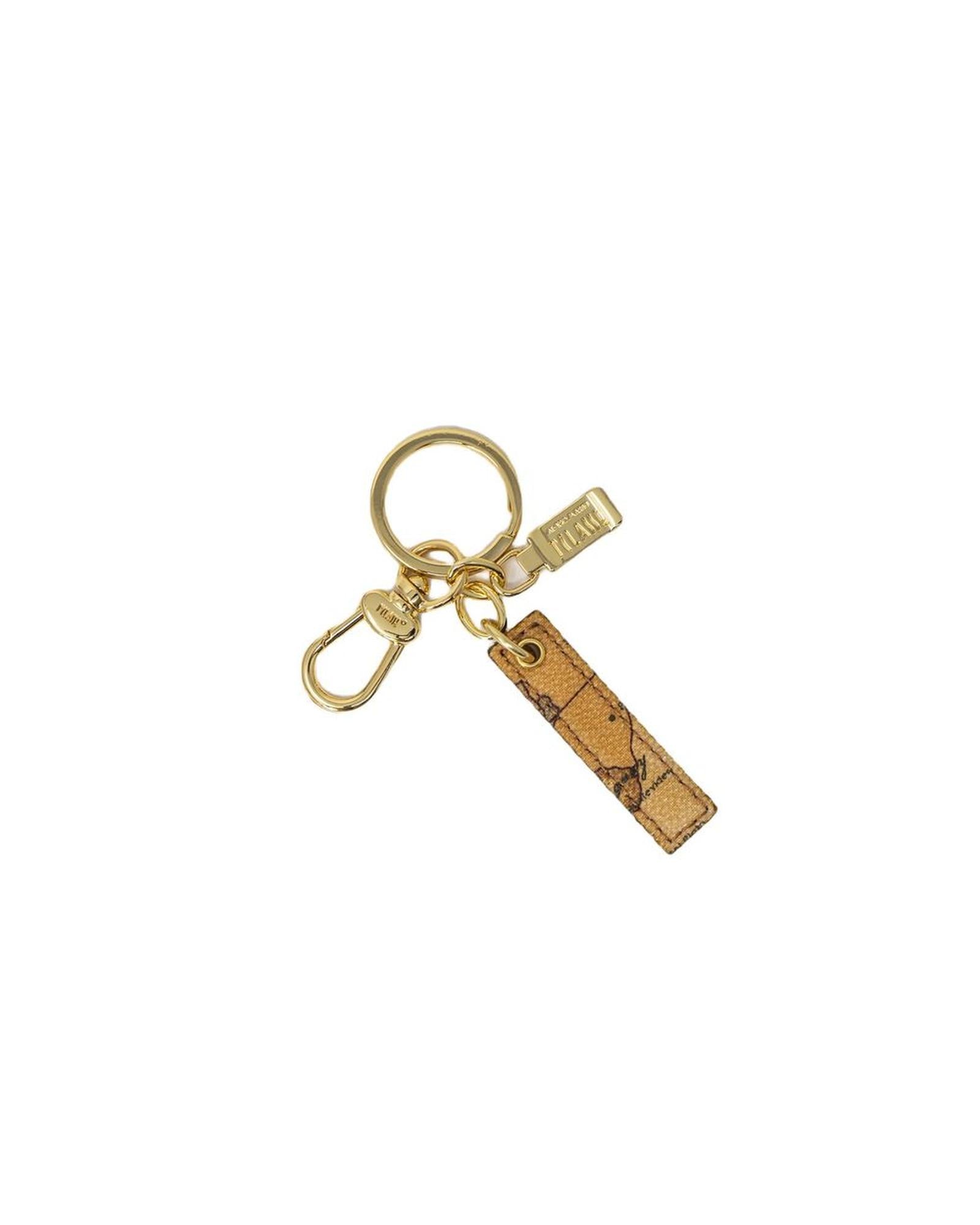 Alviero Martini Prima Classe Women's Beige Leather Keychain - One Size