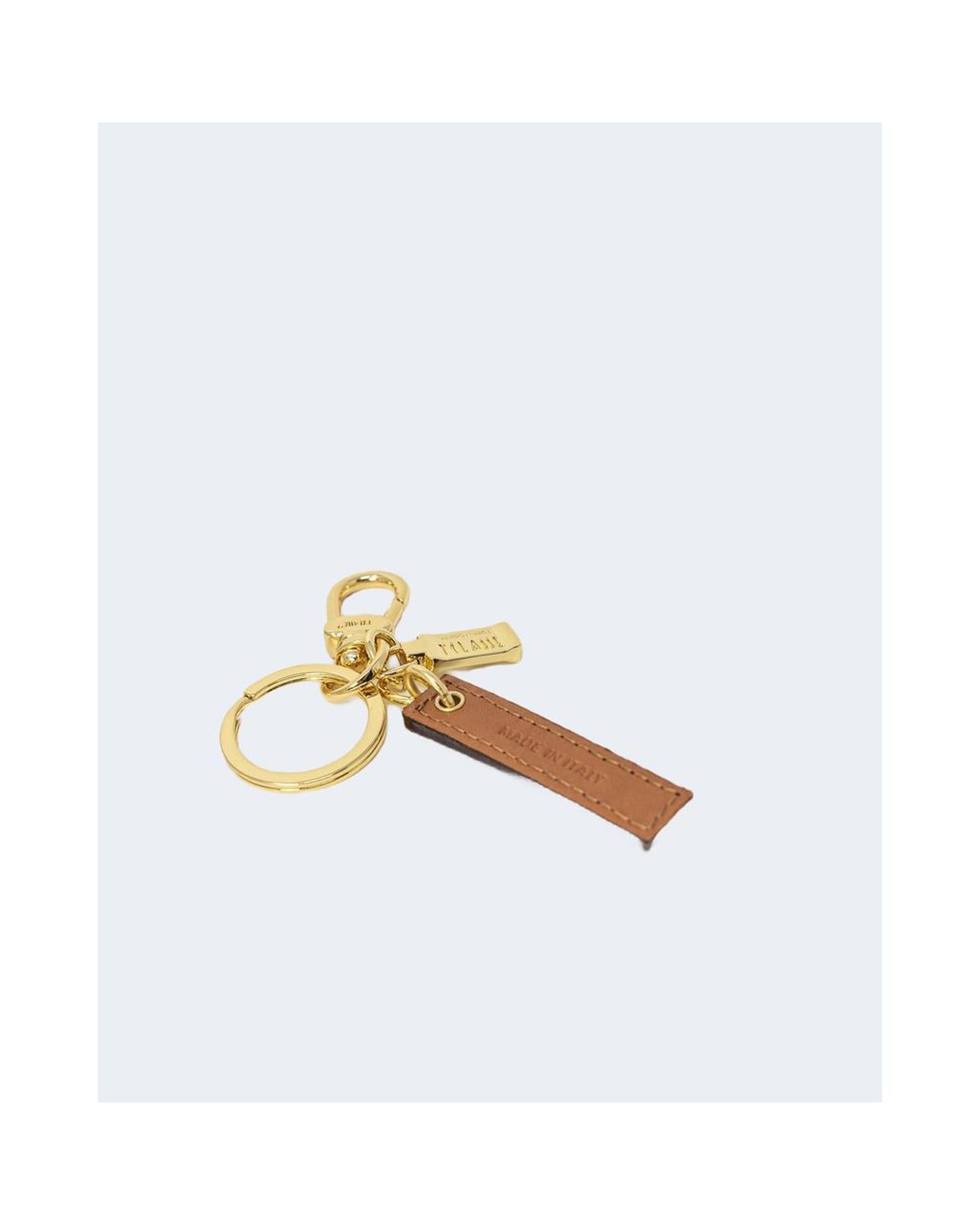 Alviero Martini Prima Classe Women's Beige Leather Keychain - One Size 3
