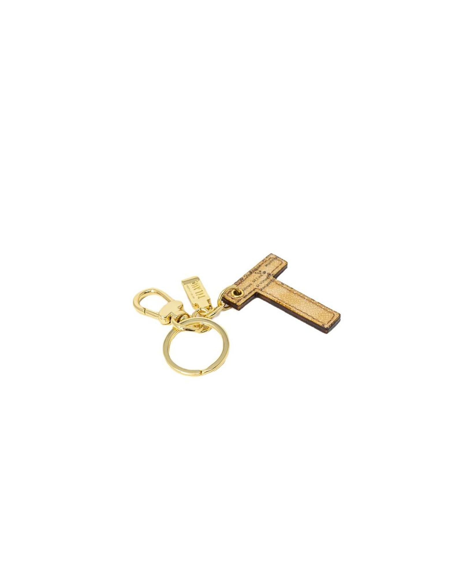 Alviero Martini Prima Classe Women's Beige Leather Keychain - One Size