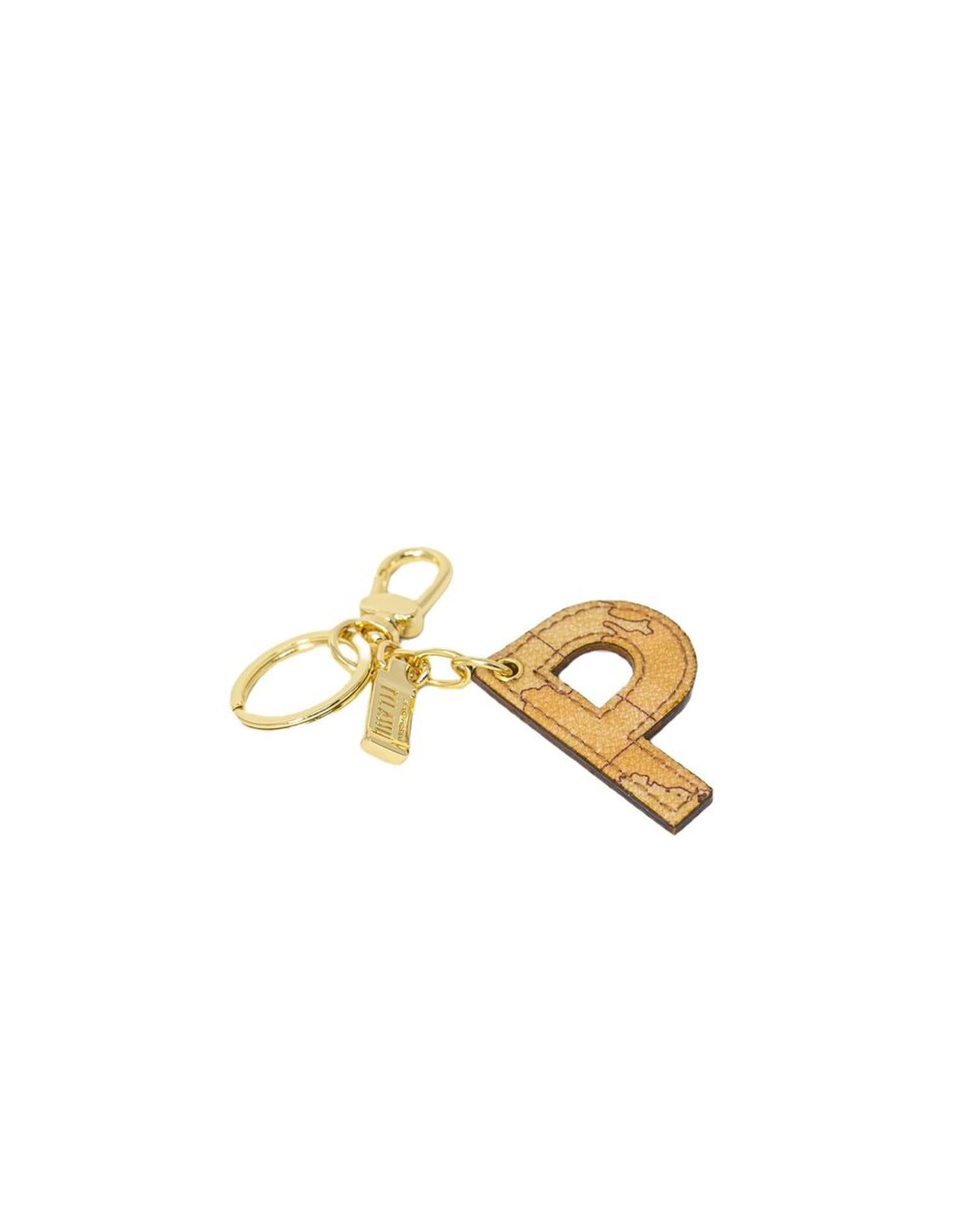 Alviero Martini Prima Classe Women's Beige Leather Keychain - One Size