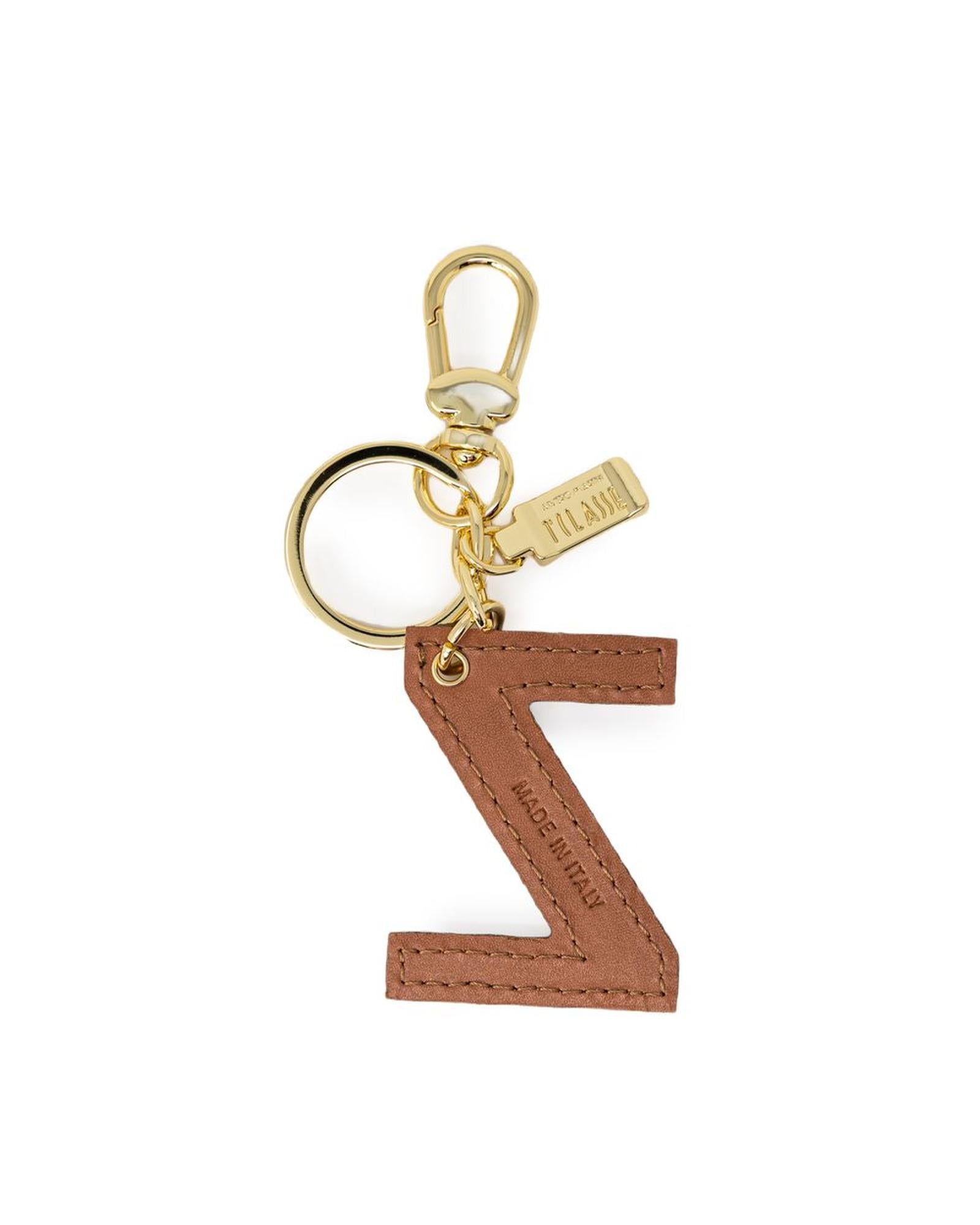 Alviero Martini Prima Classe Women's Beige Leather Keychain - One Size