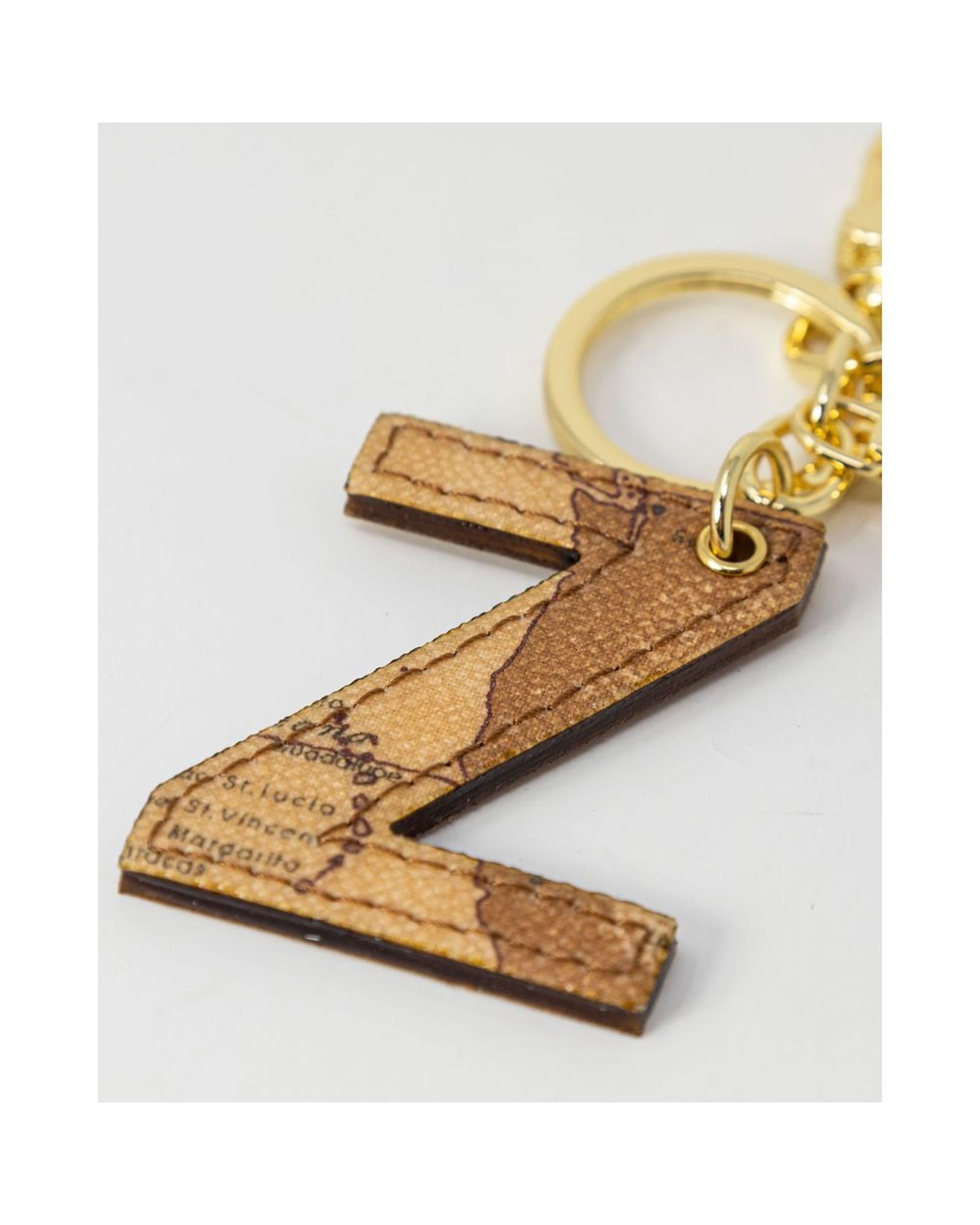 Alviero Martini Prima Classe Women's Beige Leather Keychain - One Size 3