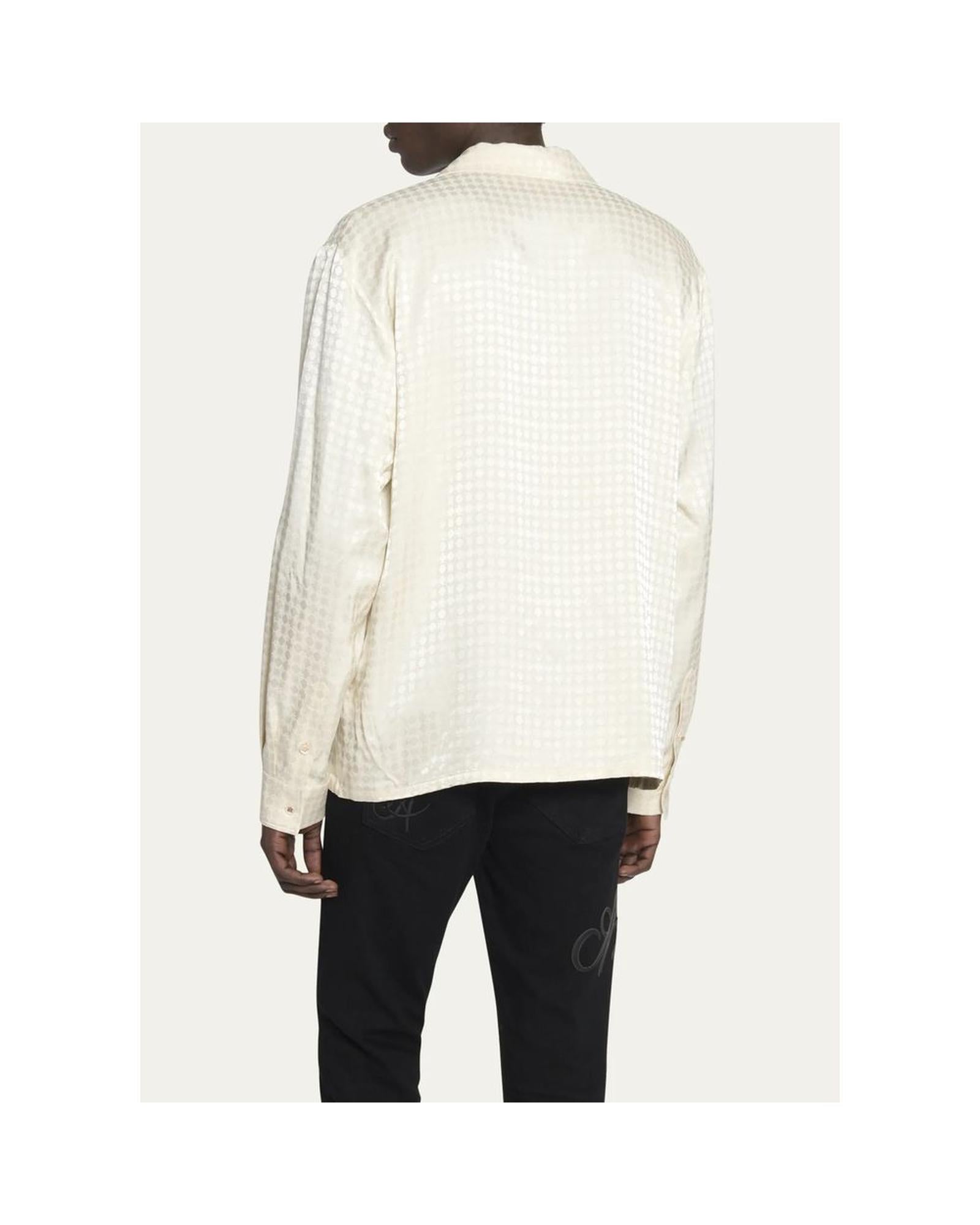 Amiri Men's White Viscose Shirt - L 3