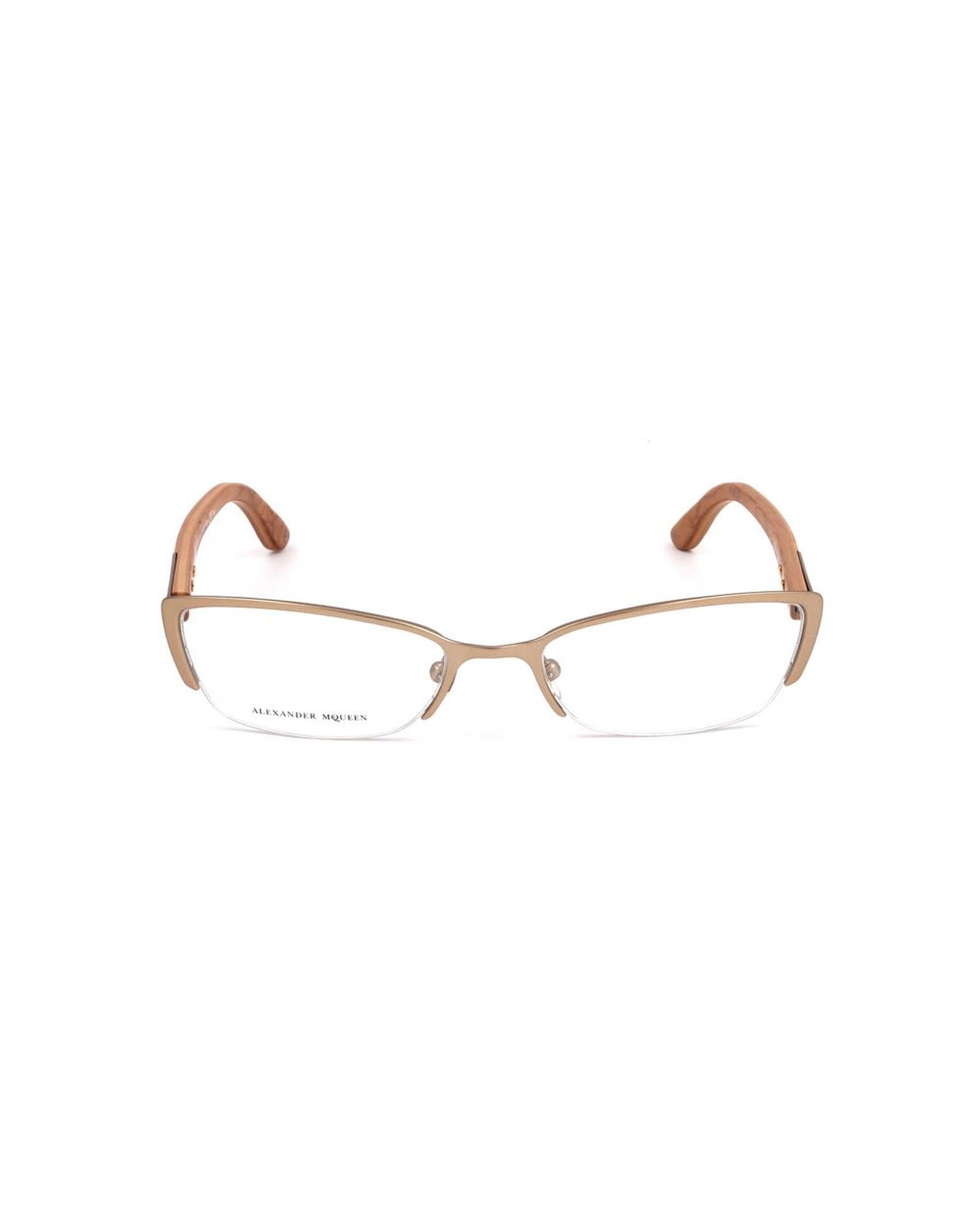 Alexander McQueen Women's Brown Metal Frames - One Size