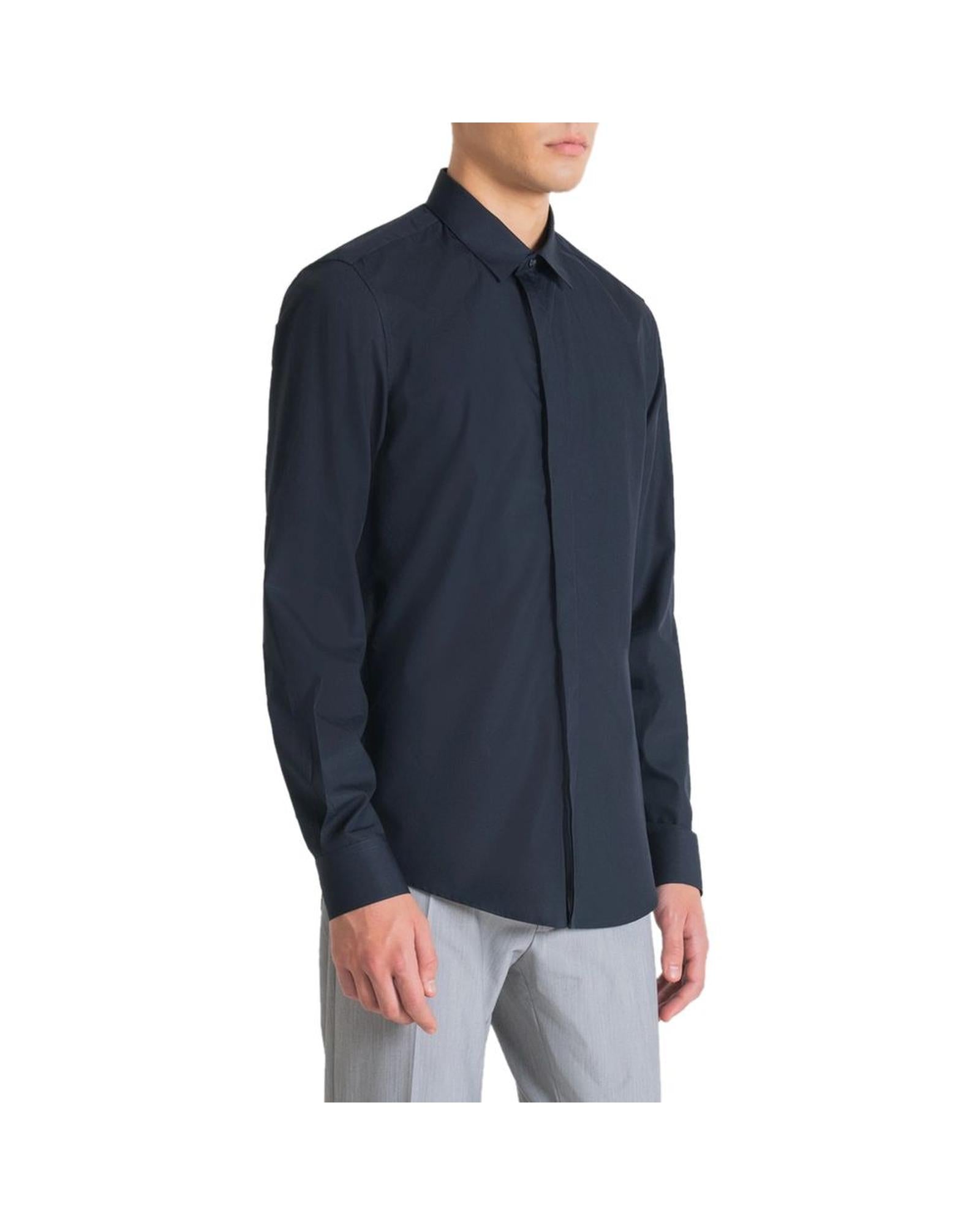Antony Morato Men's Blue Cotton Shirt - 48 IT