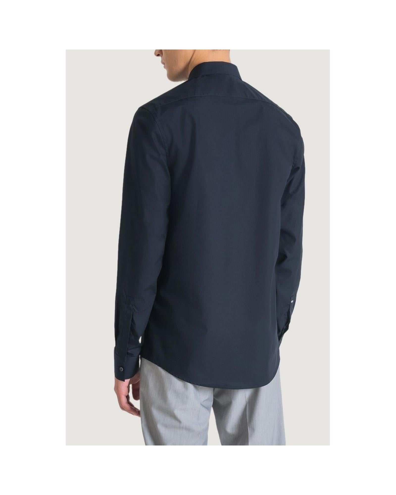 Antony Morato Men's Blue Cotton Shirt - 48 IT 4